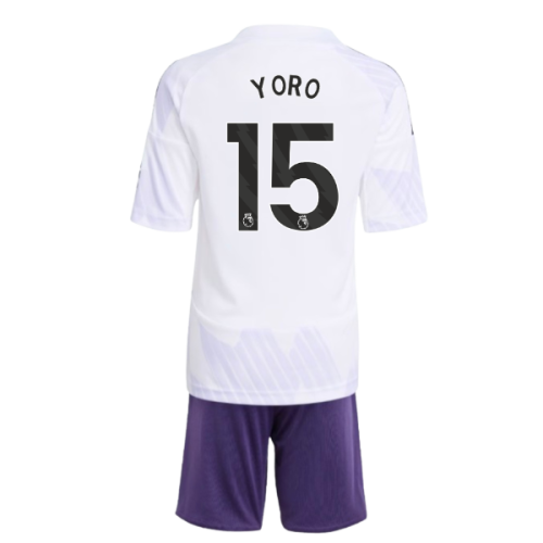 2025-2026 Man Utd Away Mini Kit (Yoro 15)