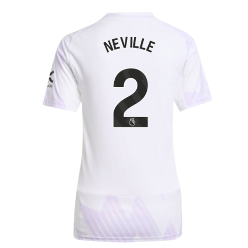 2025-2026 Man Utd Away Shirt (Womens) (Neville 2)