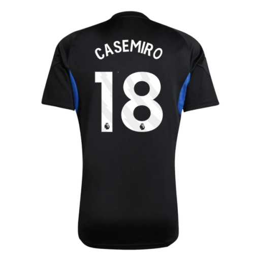 2025-2026 Man Utd EU Training Jersey (Black) (Casemiro 18)