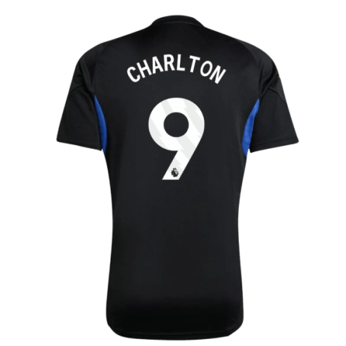 2025-2026 Man Utd EU Training Jersey (Black) (Charlton 9)