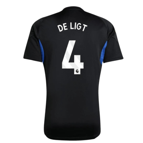 2025-2026 Man Utd EU Training Jersey (Black) (De Ligt 4)