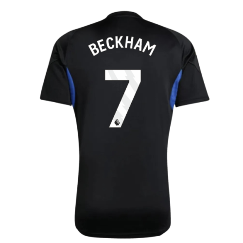 2025-2026 Man Utd EU Training Jersey (Black) - Kids (Beckham 7)