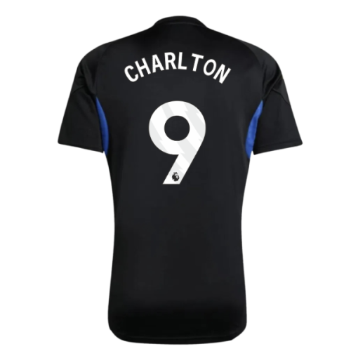 2025-2026 Man Utd EU Training Jersey (Black) - Kids (Charlton 9)