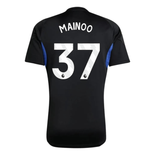 2025-2026 Man Utd EU Training Jersey (Black) - Kids (Mainoo 37)