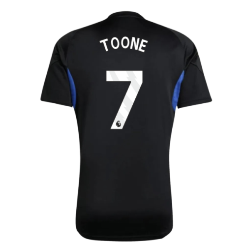 2025-2026 Man Utd EU Training Jersey (Black) - Kids (Toone 7)