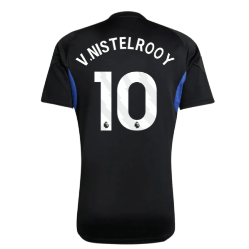 2025-2026 Man Utd EU Training Jersey (Black) - Kids (V.Nistelrooy 10)