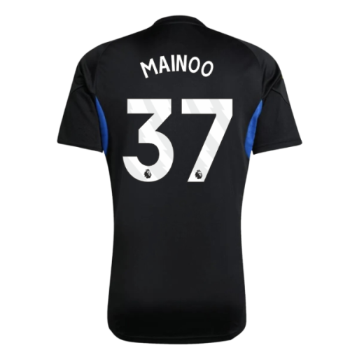 2025-2026 Man Utd EU Training Jersey (Black) (Mainoo 37)