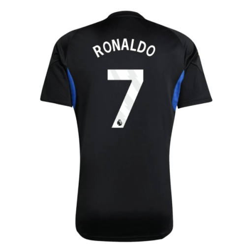 2025-2026 Man Utd EU Training Jersey (Black) (Ronaldo 7)