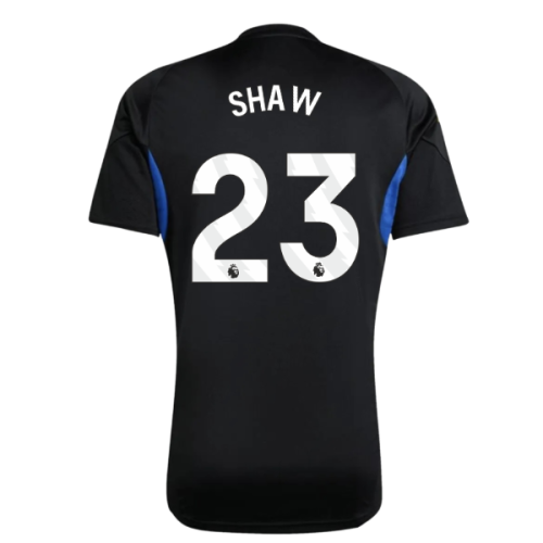 2025-2026 Man Utd EU Training Jersey (Black) (Shaw 23)