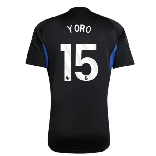 2025-2026 Man Utd EU Training Jersey (Black) (Yoro 15)