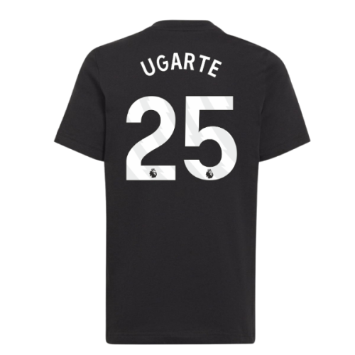 2025-2026 Man Utd EU Training Tee (Black) (Ugarte 25)
