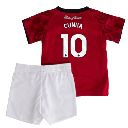 2025-2026 Man Utd Home Baby Kit (Cunha 10)