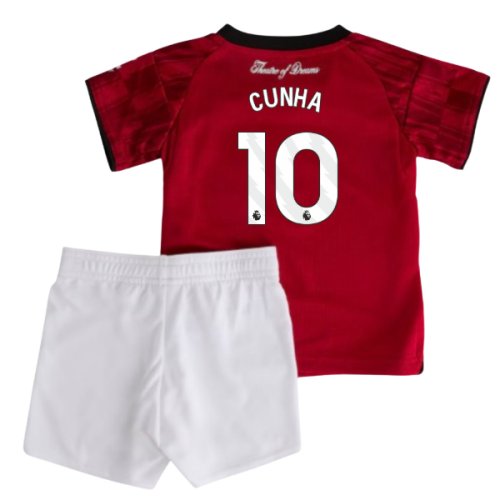 2025-2026 Man Utd Home Baby Kit (Cunha 10)