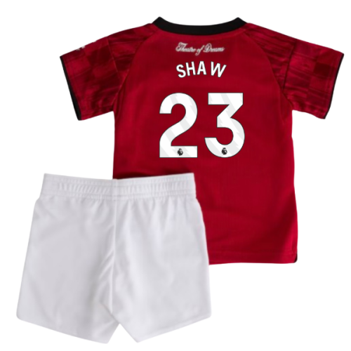 2025-2026 Man Utd Home Baby Kit (Shaw 23)