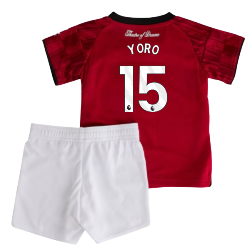 2025-2026 Man Utd Home Baby Kit (Yoro 15)
