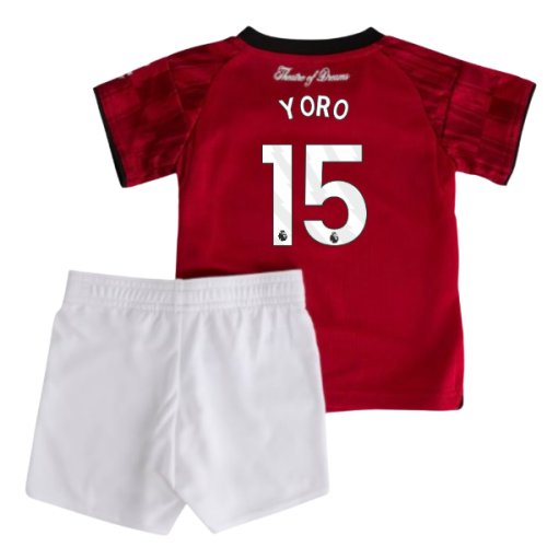 2025-2026 Man Utd Home Baby Kit (Yoro 15)