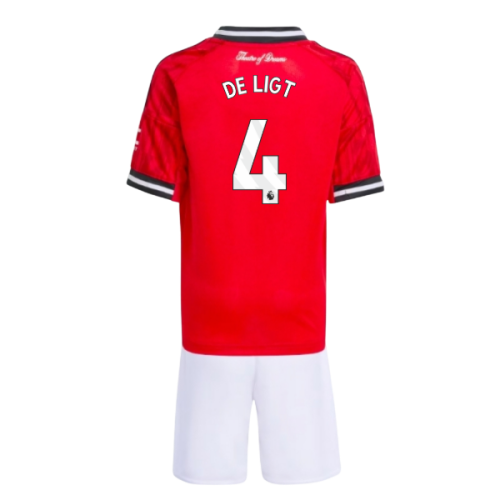 2025-2026 Man Utd Home Mini Kit (De Ligt 4)