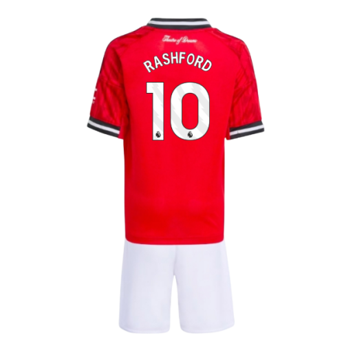 2025-2026 Man Utd Home Mini Kit (Rashford 10)