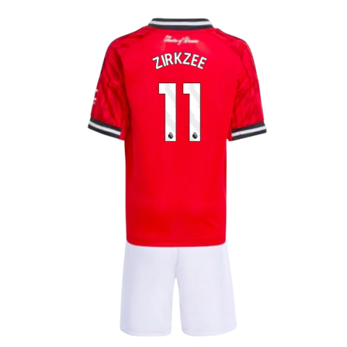 2025-2026 Man Utd Home Mini Kit (Zirkzee 11)