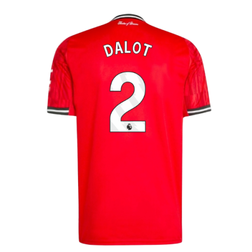 2025-2026 Man Utd Home Shirt (Dalot 2)