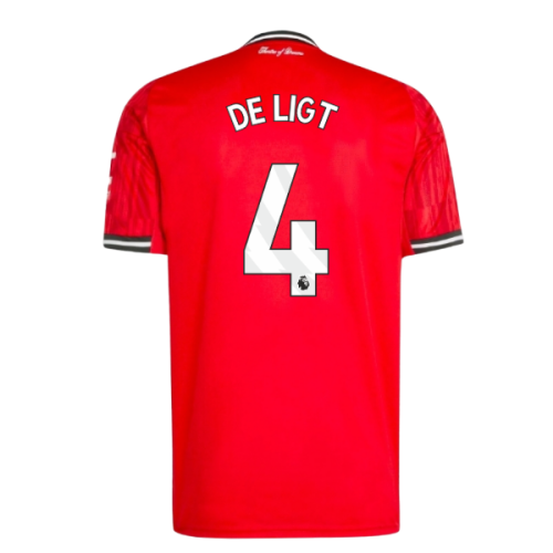 2025-2026 Man Utd Home Shirt (De Ligt 4)