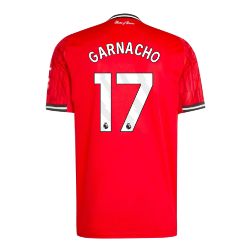 2025-2026 Man Utd Home Shirt (Garnacho 17)