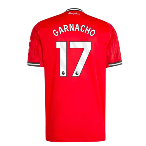 2025-2026 Man Utd Home Shirt (Garnacho 17)