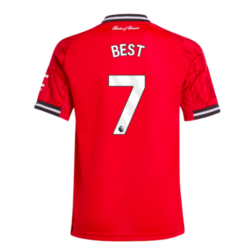 2025-2026 Man Utd Home Shirt (Kids) (Best 7)