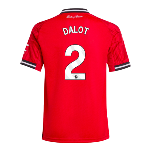 2025-2026 Man Utd Home Shirt (Kids) (Dalot 2)