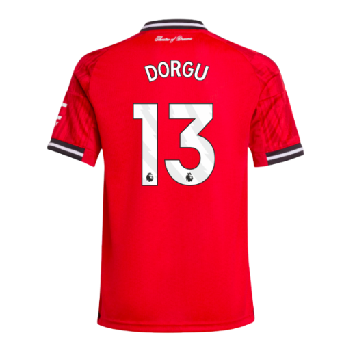 2025-2026 Man Utd Home Shirt (Kids) (Dorgu 13)