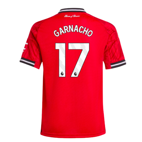 2025-2026 Man Utd Home Shirt (Kids) (Garnacho 17)