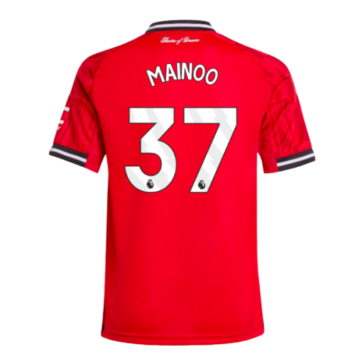 2025-2026 Man Utd Home Shirt (Kids) (Mainoo 37)