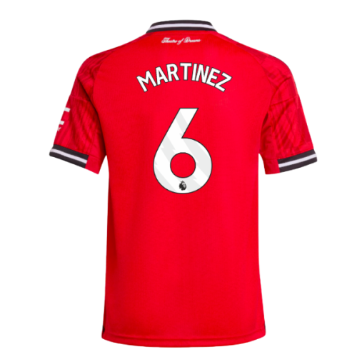 2025-2026 Man Utd Home Shirt (Kids) (Martinez 6)