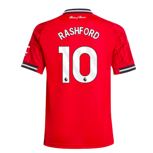 2025-2026 Man Utd Home Shirt (Kids) (Rashford 10)