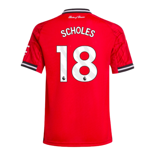 2025-2026 Man Utd Home Shirt (Kids) (Scholes 18)