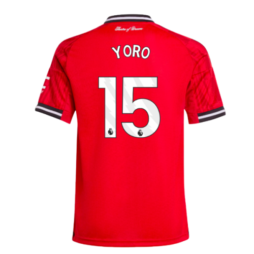 2025-2026 Man Utd Home Shirt (Kids) (Yoro 15)