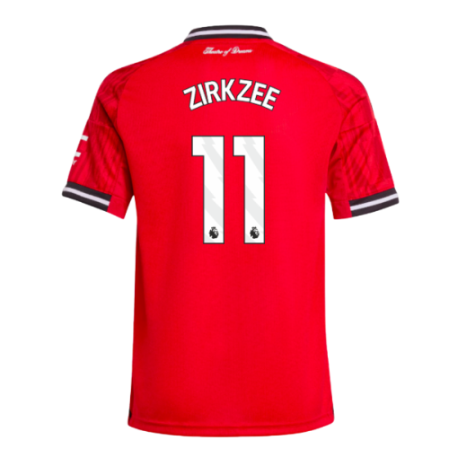 2025-2026 Man Utd Home Shirt (Kids) (Zirkzee 11)