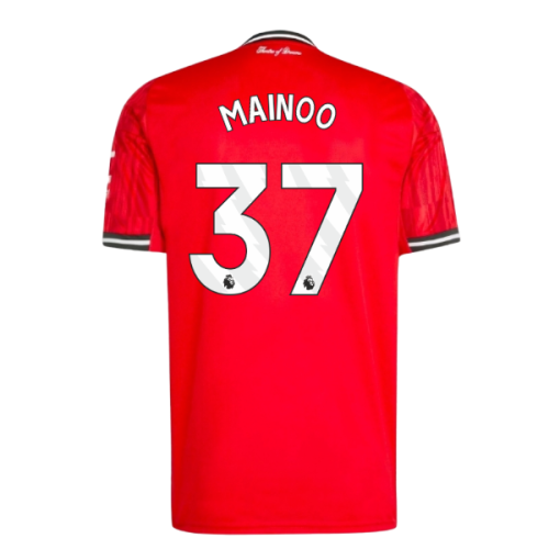 2025-2026 Man Utd Home Shirt (Mainoo 37)