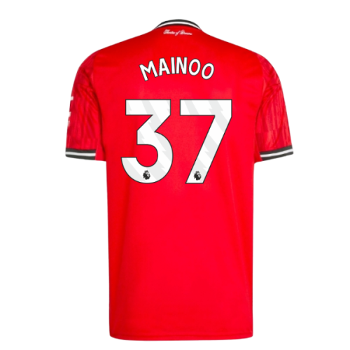 2025-2026 Man Utd Home Shirt (Mainoo 37)