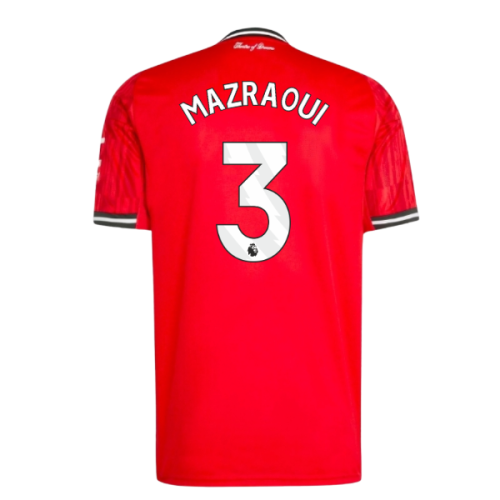 2025-2026 Man Utd Home Shirt (Mazraoui 3)