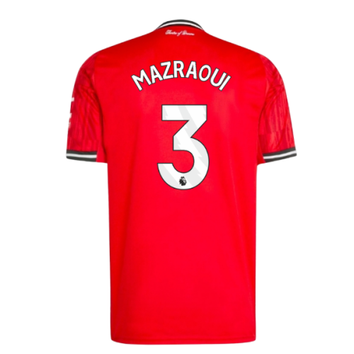 2025-2026 Man Utd Home Shirt (Mazraoui 3)