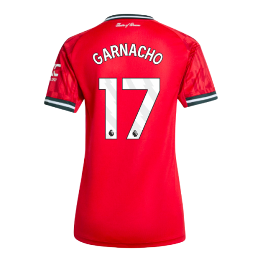2025-2026 Man Utd Home Shirt (Womens) (Garnacho 17)