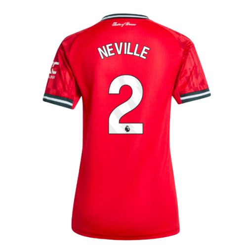 2025-2026 Man Utd Home Shirt (Womens) (Neville 2)