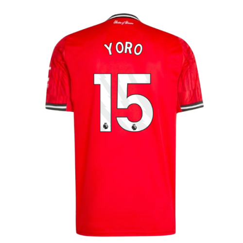 2025-2026 Man Utd Home Shirt (Yoro 15)