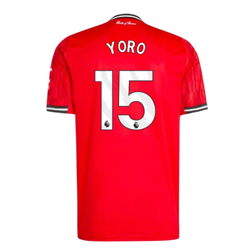 2025-2026 Man Utd Home Shirt (Yoro 15)