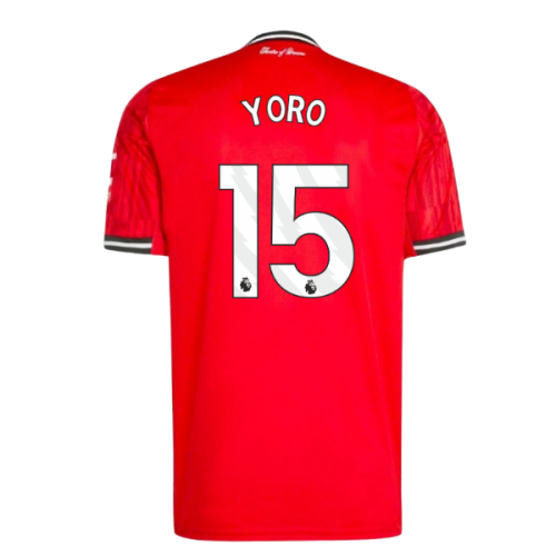 2025-2026 Man Utd Home Shirt (Yoro 15)