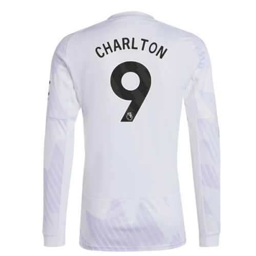 2025-2026 Man Utd Long Sleeve Away Shirt (Charlton 9)
