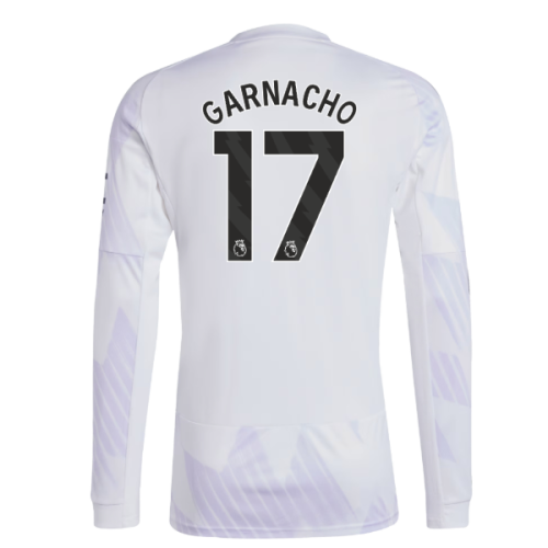 2025-2026 Man Utd Long Sleeve Away Shirt (Garnacho 17)