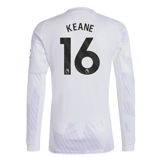 2025-2026 Man Utd Long Sleeve Away Shirt (Keane 16)