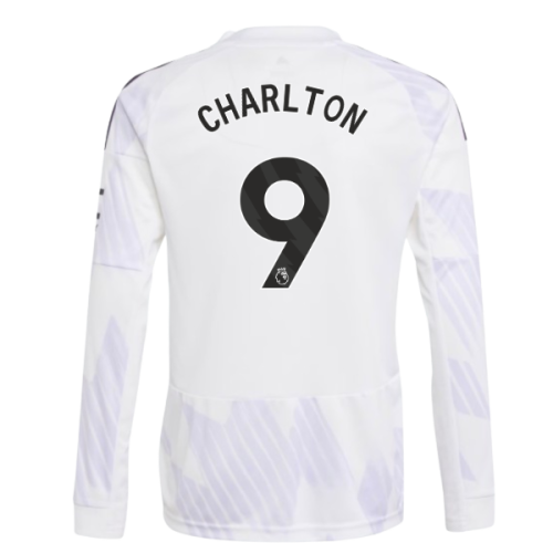 2025-2026 Man Utd Long Sleeve Away Shirt (Kids) (Charlton 9)